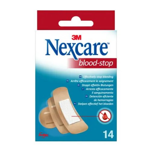 CEROTTO PREPARATO EMOSTATICI NEXCARE BLOOD STOP 14 PEZZI - Farmaunclick.it