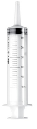 SIRINGA STERILE MONOUSO 60ML CONO CATETERE CENTRALE INJ-LIGHT SENZA AGO 1 PEZZO - Farmaunclick.it