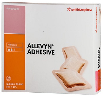 MEDICAZIONE IDROCELLULARE STERILE ALTAMENTE ASSORBENTE ADESIVA IN SCHIUMA DI POLIURETANO 12,5X12,5CM 10 PEZZI - Farmaunclick.it