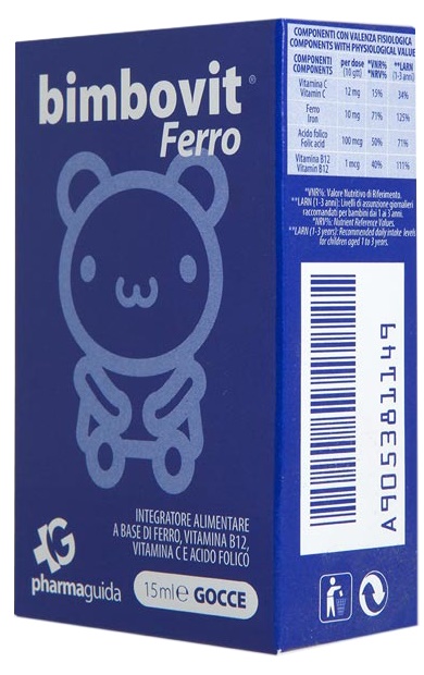 BIMBOVIT FERRO GOCCE 15 ML - Farmaunclick.it