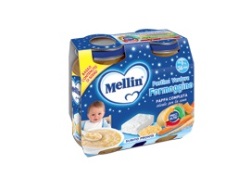 MELLIN CENA COMPLETA PASTINA VERDURE FORMAGGINO 2 PEZZI 200 G - Farmaunclick.it