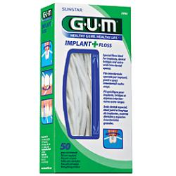 GUM IMPLANT+FLOSS FILO 50PZ - Farmaunclick.it