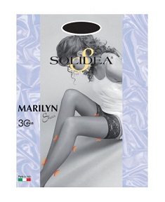 MARILYN 30 SHEER CALZA AUTOREGGENTE NERO 3 - Farmaunclick.it