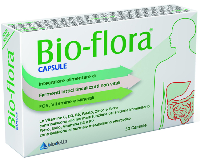 BIOFLORA 30 CAPSULE - Farmaunclick.it