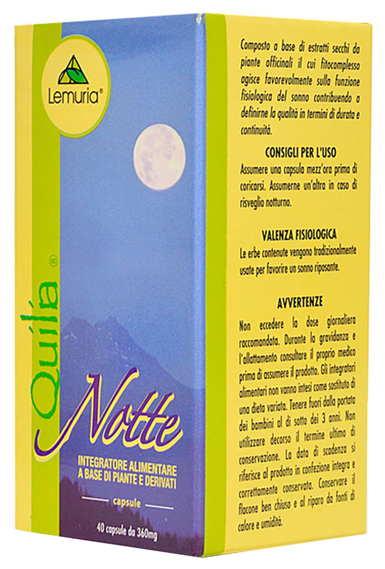 QUILIA NOTTE 40 CAPSULE - Farmaunclick.it