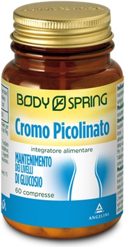 BODY SPRING CROMO PICOLINATO 60 COMPRESSE - Farmaunclick.it
