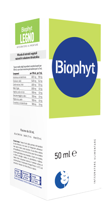 BIOPHYT LEGNO 50 ML SOLUZIONE IDROALCOLICA - Farmaunclick.it