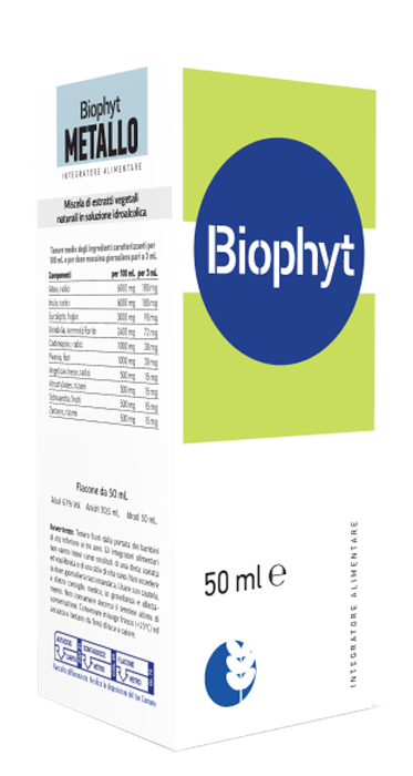 BIOPHYT METALLO 50 ML SOLUZIONE IDROALCOLICA - Farmaunclick.it