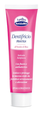 EUPHIDRA AMIDOMIO DENTIFRICIO FRAGOLA 50 ML - Farmaunclick.it