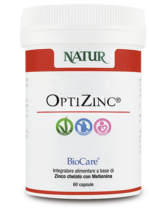 OPTIZINC 60 CAPSULE VEGETALI 379 MG - Farmaunclick.it