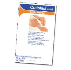 MEDICAZIONE CUTIPLAST STERIL ADESIVA SUPPORTO IN TNT ADESIVO POLIACRILATO IPOLLERGENICO E TAMPONE NON ADERENTE 25X10 CM 3 PEZZI - Farmaunclick.it