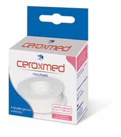CEROTTO ADESIVO IN ROCCHETTO CEROXMED IN TESSUTO NON TESSUTO AERATO IPOALLERGENICO BIANCO 500X1,25 CM 1 PEZZO - Farmaunclick.it