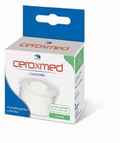 CEROTTO ADESIVO IN ROCCHETTO CEROXMED IN SETA AERATO IPOALLERGENICO BIANCO 500X2,5 CM 1 PEZZO - Farmaunclick.it