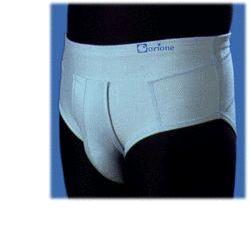ORIONE 515 CINTOSLIP ERNIARIO UOMO APERTO CON PELOTTE IN COTONE BIANCO 7 - Farmaunclick.it