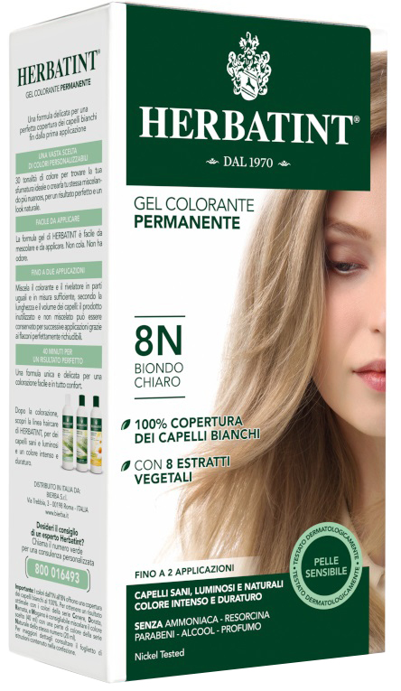 HERBATINT 8N BIONDO CHIARO 150 ML - Farmaunclick.it