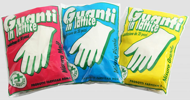 GUANTO IN LATTICE MISURA GRANDE 20 PEZZI - Farmaunclick.it
