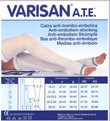 VARISAN ATE 18MMHG CALZA AUTOREGGENTE AG PA BIANCO 1 - Farmaunclick.it