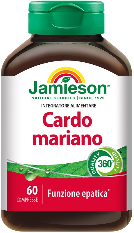 CARDO MARIANO MILK THISTLE JAMIESON 60 COMPRESSE - Farmaunclick.it