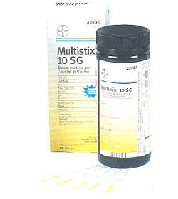 STRISCIA REATTIVA MULTITEST MULTISTIX 10SG 25 PEZZI - Farmaunclick.it