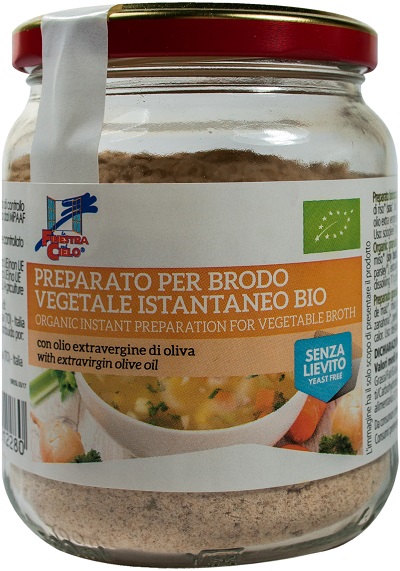 FSC BRODO VEGETALE ISTANTANEO SENZA LIEVITO BIO CON OLIO EXTRAVERGINE DI OLIVA 200 G - Farmaunclick.it