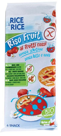 RICE&RICE RISO FRUIT FRUTTI ROSSI 6 X 33 G SENZA UOVA - Farmaunclick.it