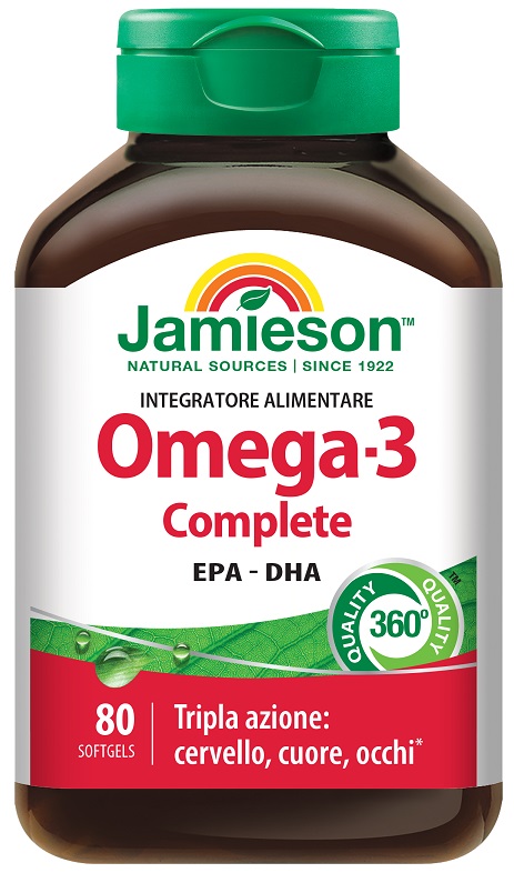 OMEGA 3 COMPLETE JAMIESON 80 PERLE - Farmaunclick.it