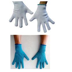 GUANTO AMBIDESTRO IN COTONE MONOFILO BIANCO PER ALLERGIE DERMATOLOGICHE SENZA CUCITURE POLSINO ELASTICO LARGHEZZA 65 MM 8,5 1 PAIO - Farmaunclick.it