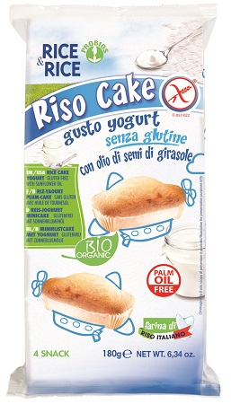 RICE&RICE RISO CAKE ALLO YOGURT 4 X 45 G - Farmaunclick.it