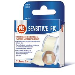 CEROTTO IN ROCCHETTO PIC SENSITIVE FIX SETA 5X500 CM CON FUSTELLA - Farmaunclick.it