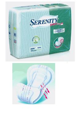 PANNOLONE PER INCONTINENZA SAGOMATO SERENITY SOFTDRY+ ALOE SUPER 30 PEZZI - Farmaunclick.it