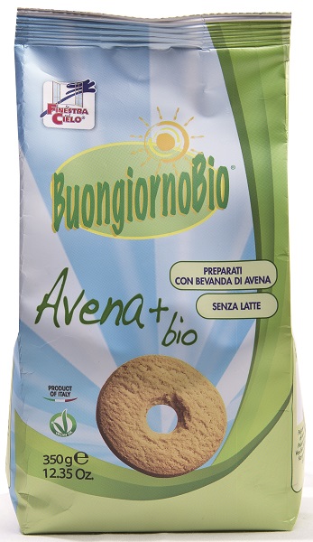 FSC BUONGIORNOBIO BISCOTTI ALL'AVENA+ BIO VEGAN SENZA LATTE 350 G - Farmaunclick.it