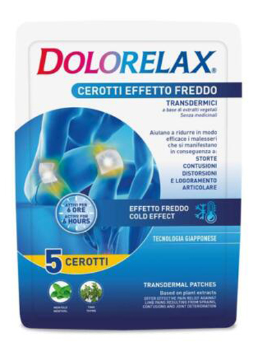 DOLORELAX CEROTTO EFFETTO FREDDO 5 PEZZI - Farmaunclick.it