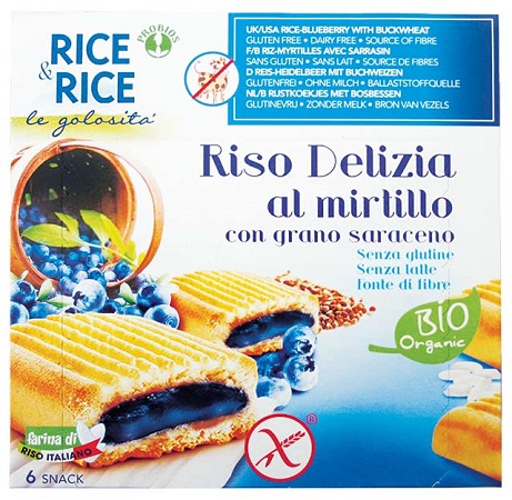 RICE&RICE RISO DELIZIA MIRTILLO E GRANO SARACENO 6 X 33 G - Farmaunclick.it