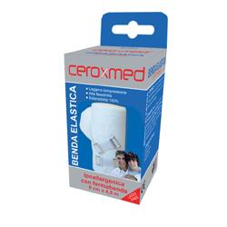 BENDA ELASTICA CEROXMED 10X450 CM CON GANCIO 1 PEZZO - Farmaunclick.it