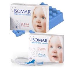 FILTRO RICAMBIO ASPIRATORE NASALE ISOMAR 20 PEZZI - Farmaunclick.it