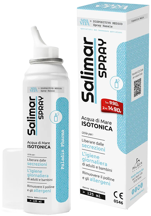 SANAVITA SALIMAR SPRAY NASALE NEW 125 ML - Farmaunclick.it