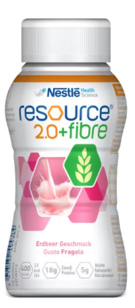 RESOURCE 2,0 + FIBRE FRAGOLA 200 ML - Farmaunclick.it