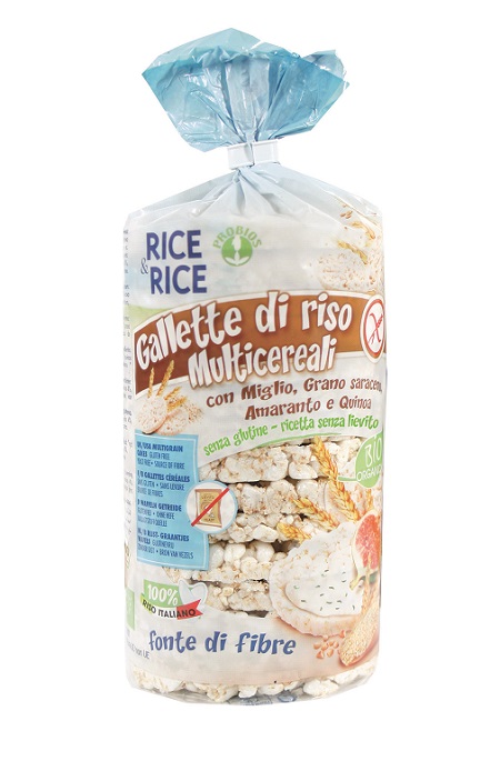 RICE&RICE GALLETTE MULTICEREALI 100 G SENZA LIEVITO - Farmaunclick.it