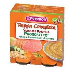 PLASMON OMOGENEIZZATO PAPPE PROSCIUTTO VERDURA PASTINA 190 G X 2 PEZZI - Farmaunclick.it