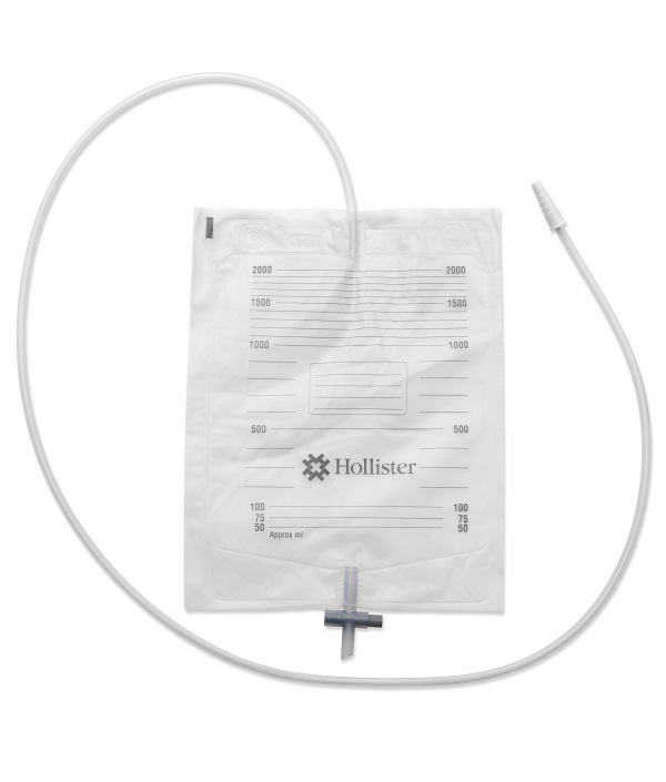 SACCA URINA DA LETTO HOLLISTER CON ANTIREFLUSSO E RUBINETTO DI SCARICO TUBO 130 CM 30 PEZZI - Farmaunclick.it