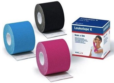 BENDA ADESIVA LEUKOTAPE K PER TAPING FISIOTERAPICO LARGHEZZA 5 CM LUNGHEZZA 5 M COLORE AZZURRO IN ROTOLO - Farmaunclick.it