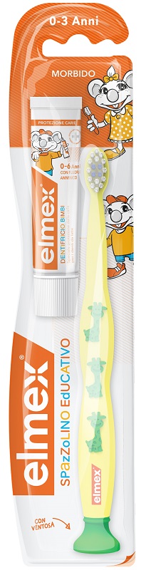 ELMEX SPAZZOLINO BIMBI EDUCATIVO NEW 0-3 ANNI - Farmaunclick.it
