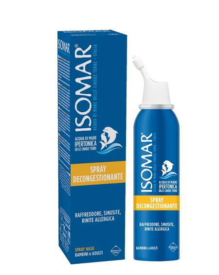 ISOMAR NASO CHIUSO SOLUZIONE ACQUA DI MARE IPERTONICA PER DECONGESTIONE NASO CHIUSO 50 ML - Farmaunclick.it