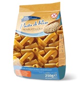 PIACERI MEDITERRANEI PASTA RISO RIGATONI 250 G - Farmaunclick.it