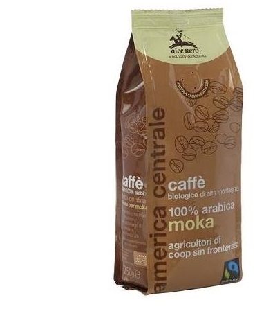 CAFFE' 100% ARABICA BIO MOKA FAIRTRADE 250 G - Farmaunclick.it