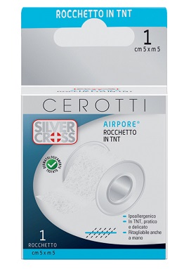CEROTTO IN ROCCHETTO SILVER CROSS AIRPORE 5X500 CM 1 PEZZO - Farmaunclick.it