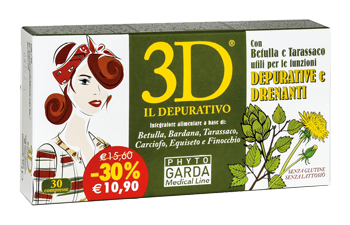 3D IL DEPURATIVO 30 COMPRESSE - Farmaunclick.it