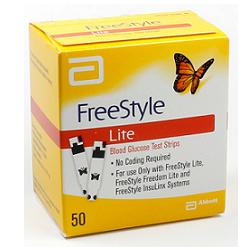 STRISCE MISURAZIONE GLICEMIA FREESTYLE LITE 50 PEZZI - Farmaunclick.it