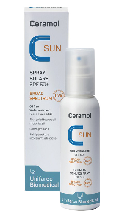 CERAMOL SUN SPRAY SPF 50+ 125 ML - Farmaunclick.it