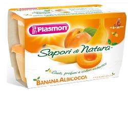 PLASMON SAPORI DI NATURA OMOGENEIZZATO ALBICOCCA E BANANA 100 G X 4 PEZZI - Farmaunclick.it